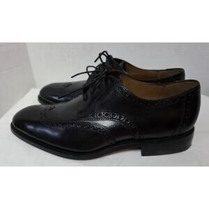 Florsheim Moral Code Holden Black Wingtip Oxford Shoes Mens 8M Goodyear